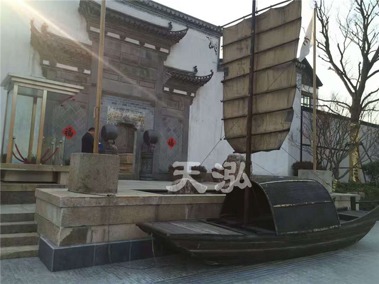 景观乌篷船th022